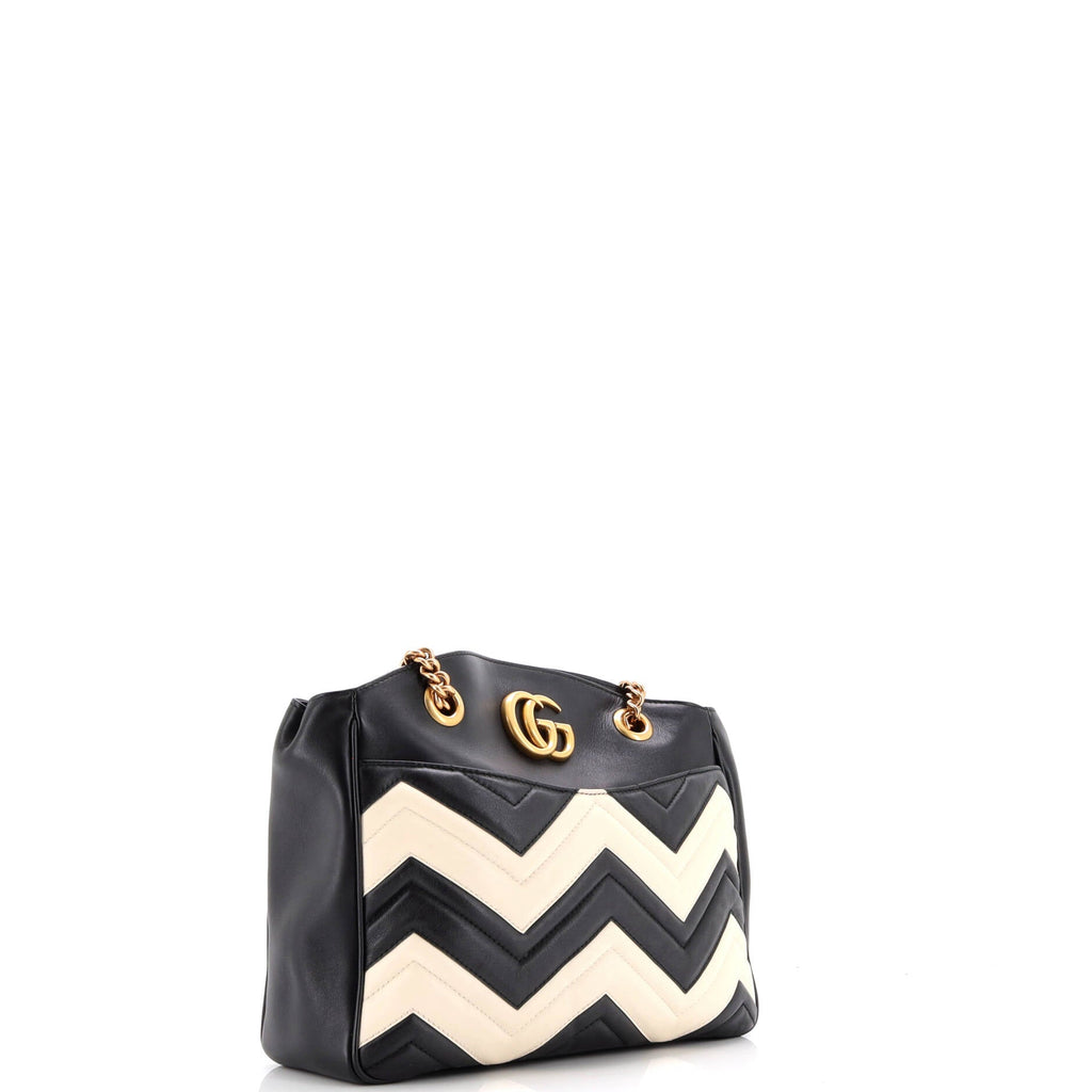 GG Marmont Chain Tote Matelasse Leather Medium