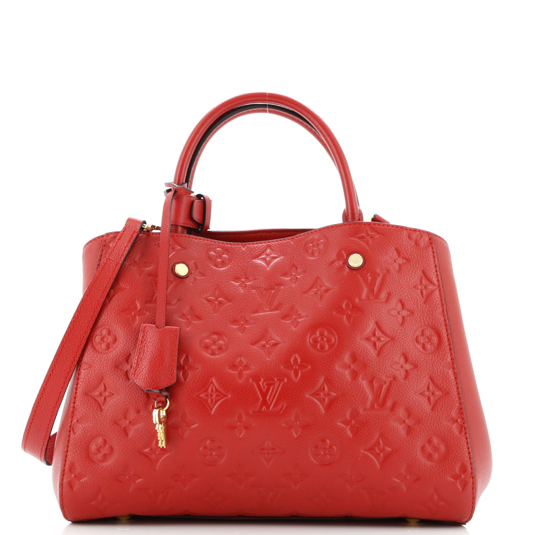 Montaigne Handbag Monogram Empreinte Leather MM