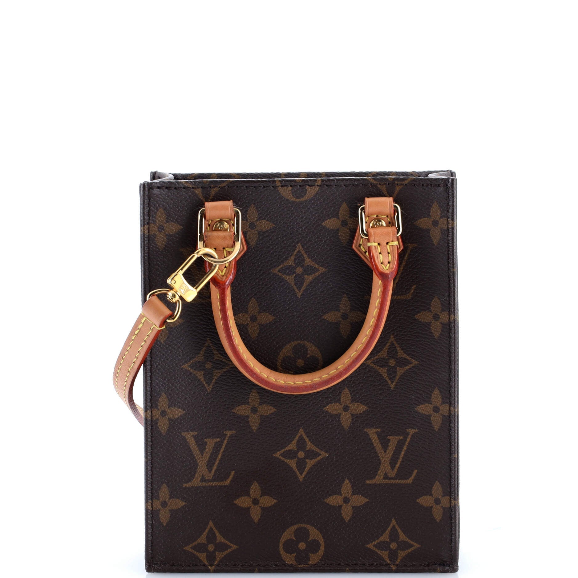 Petit Sac Plat Bag Monogram Canvas