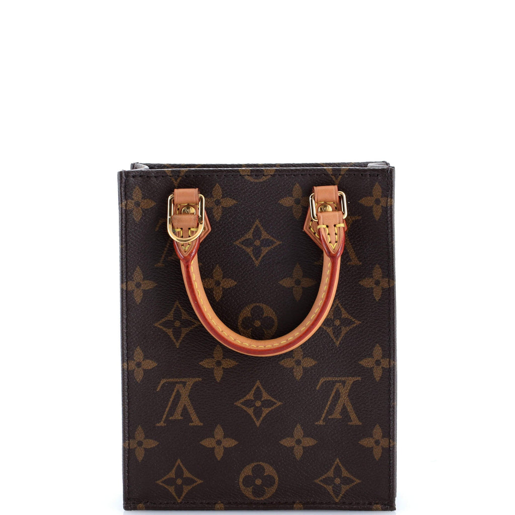 Petit Sac Plat Bag Monogram Canvas