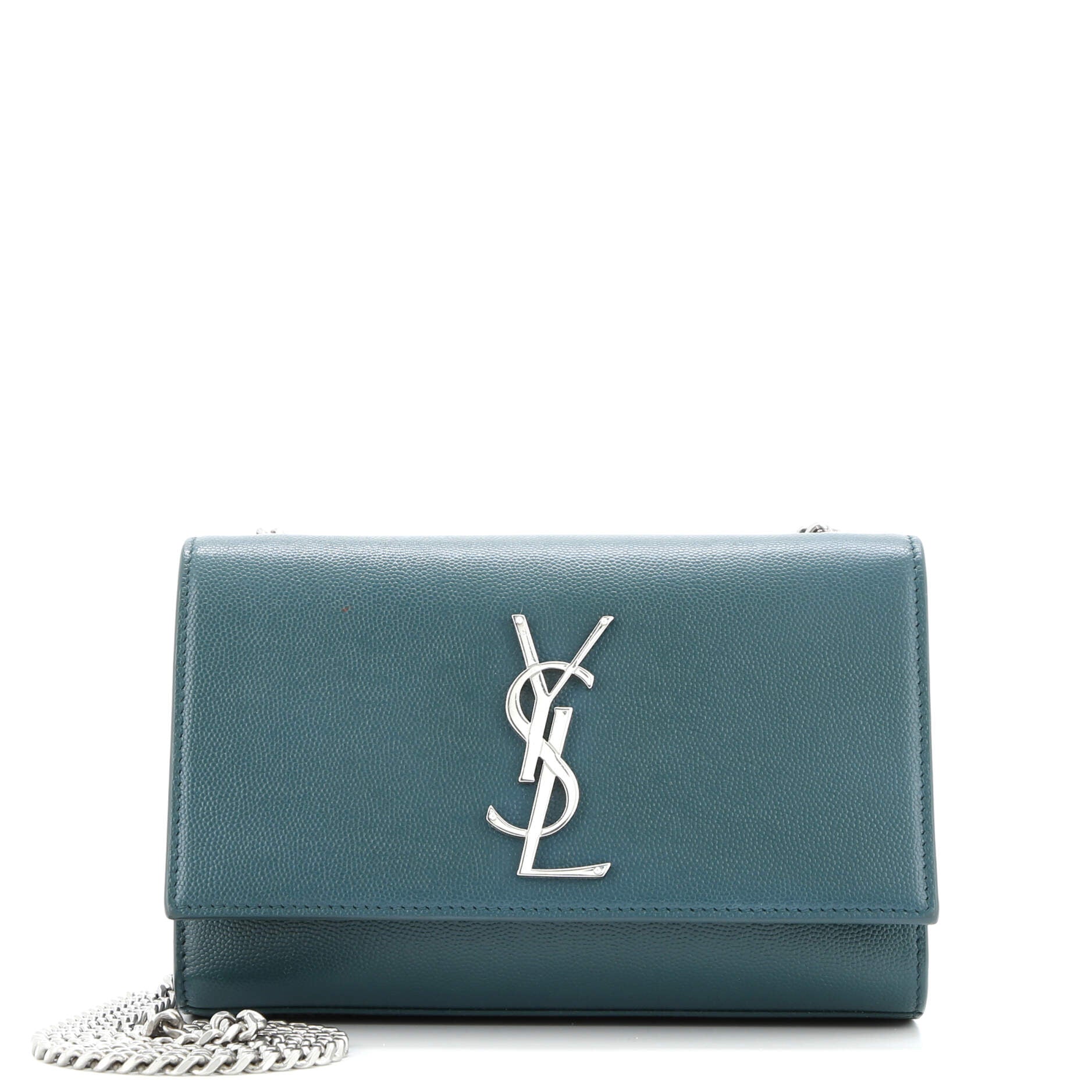 Classic Monogram Crossbody Bag Grainy Leather Small