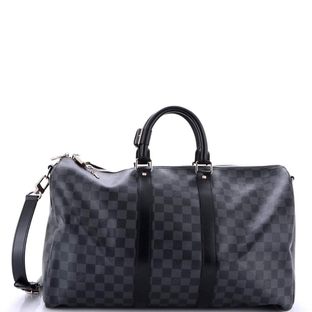 Keepall Bandouliere Bag Damier Graphite 45
