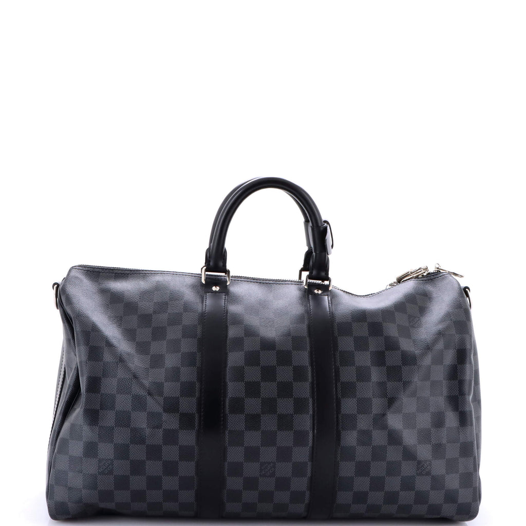 Keepall Bandouliere Bag Damier Graphite 45