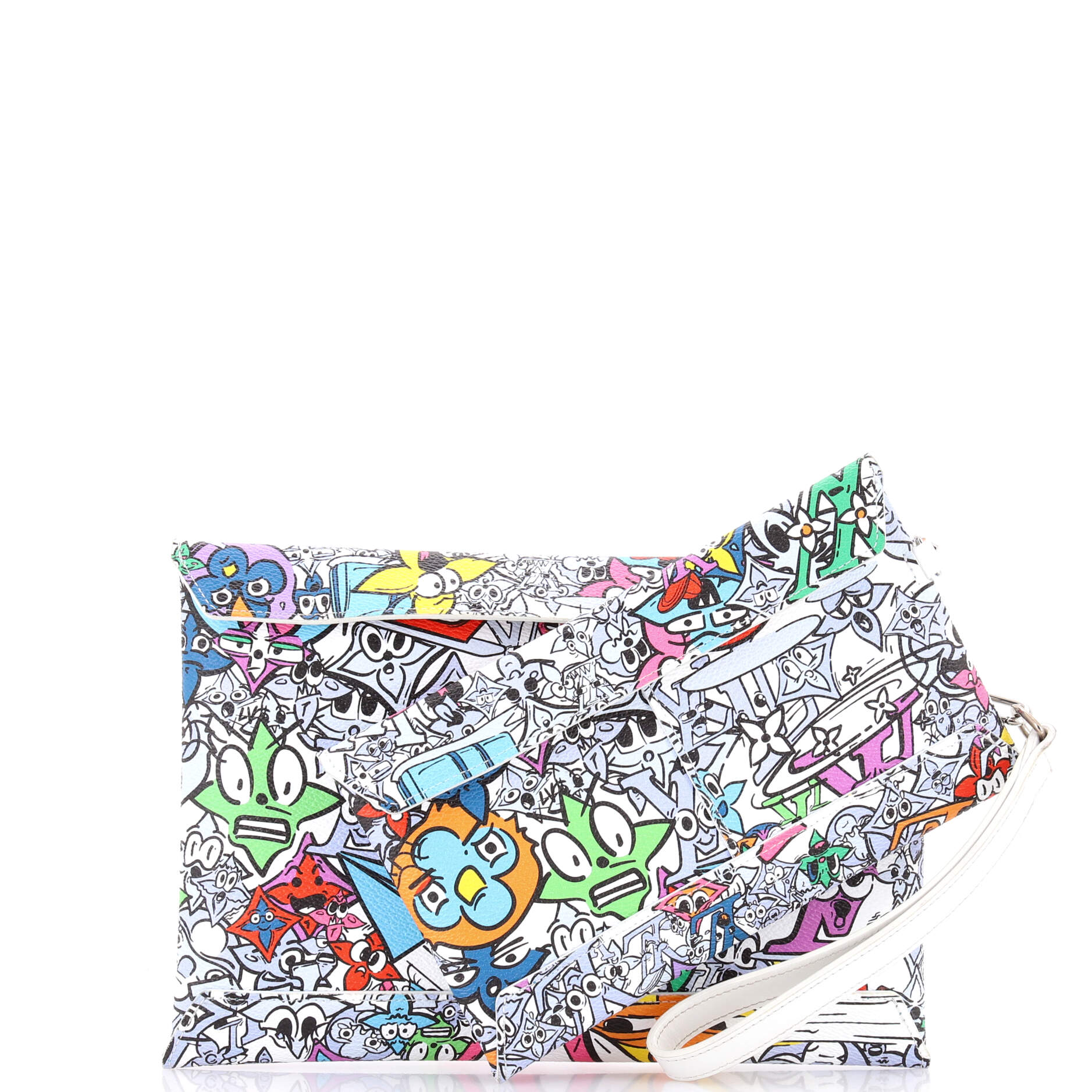 Trio Envelope Pouch Set Limited Edition Monogram Comics Canvas