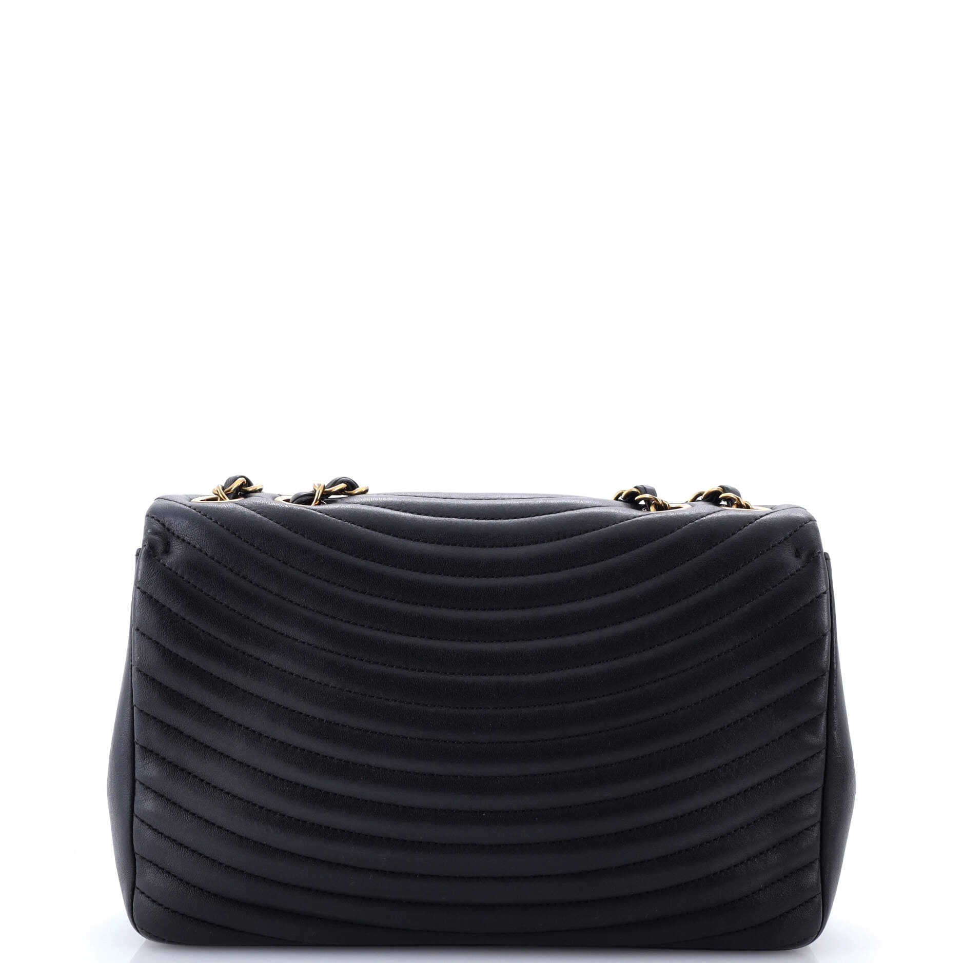 Pagoda Flap Bag Quilted Lambskin Medium