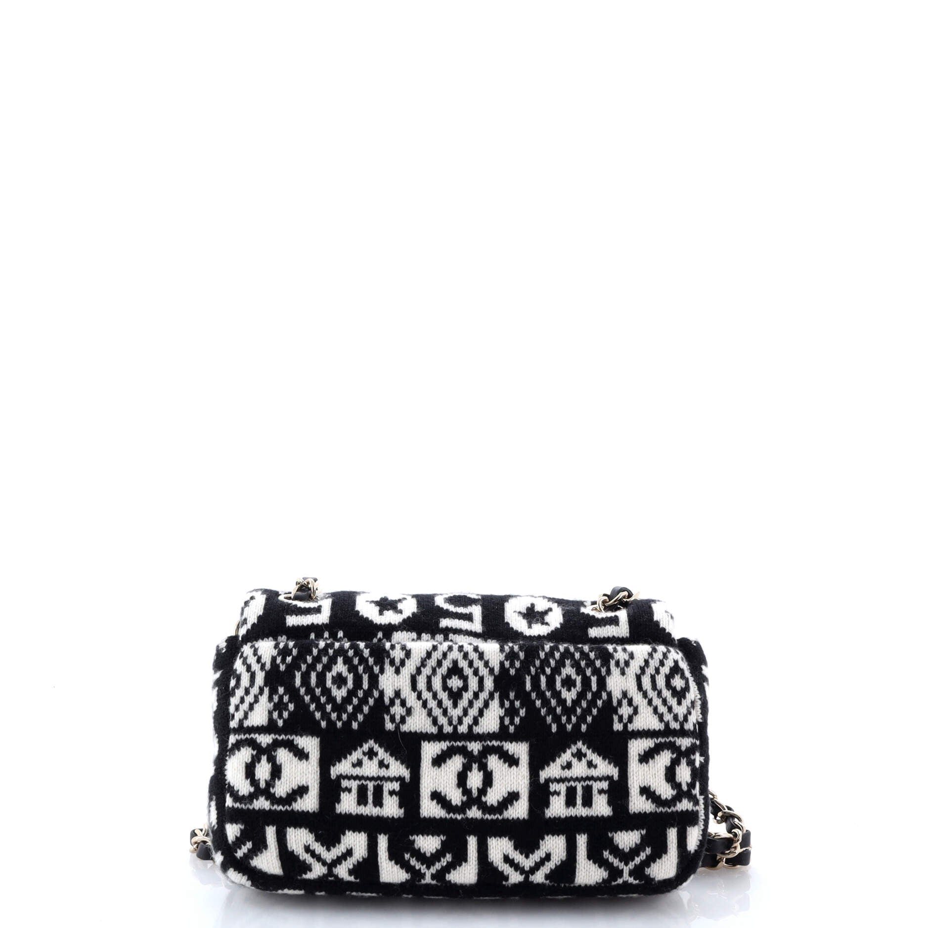 Coco Neige Flap Bag Cashmere Knit Mini