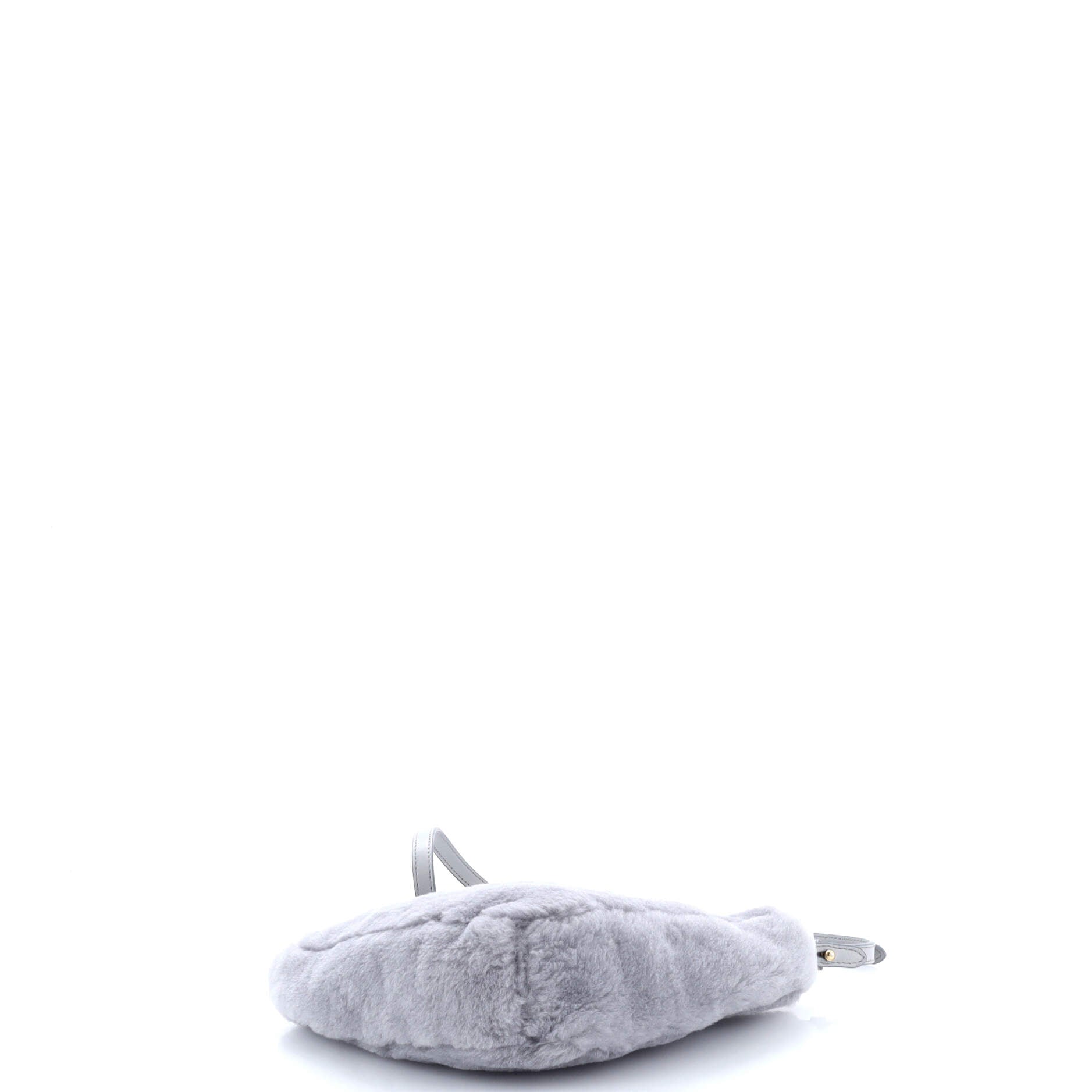 Triangle Shoulder Bag Shearling Mini