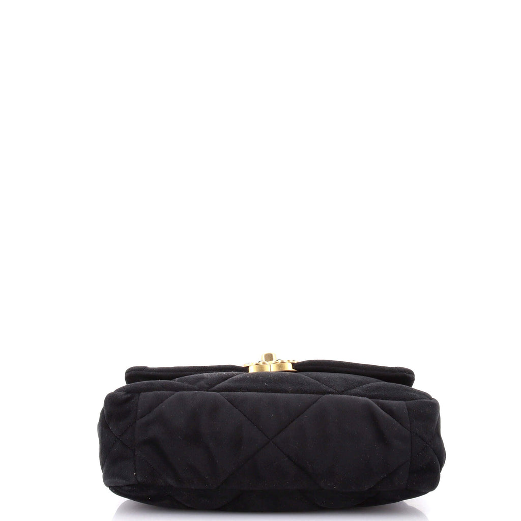 19 Flap Bag Quilted Velvet Medium
