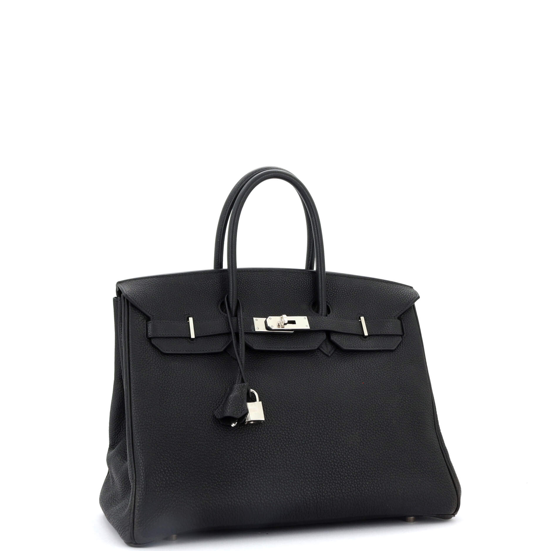 Birkin Handbag Noir Togo with Palladium Hardware 30