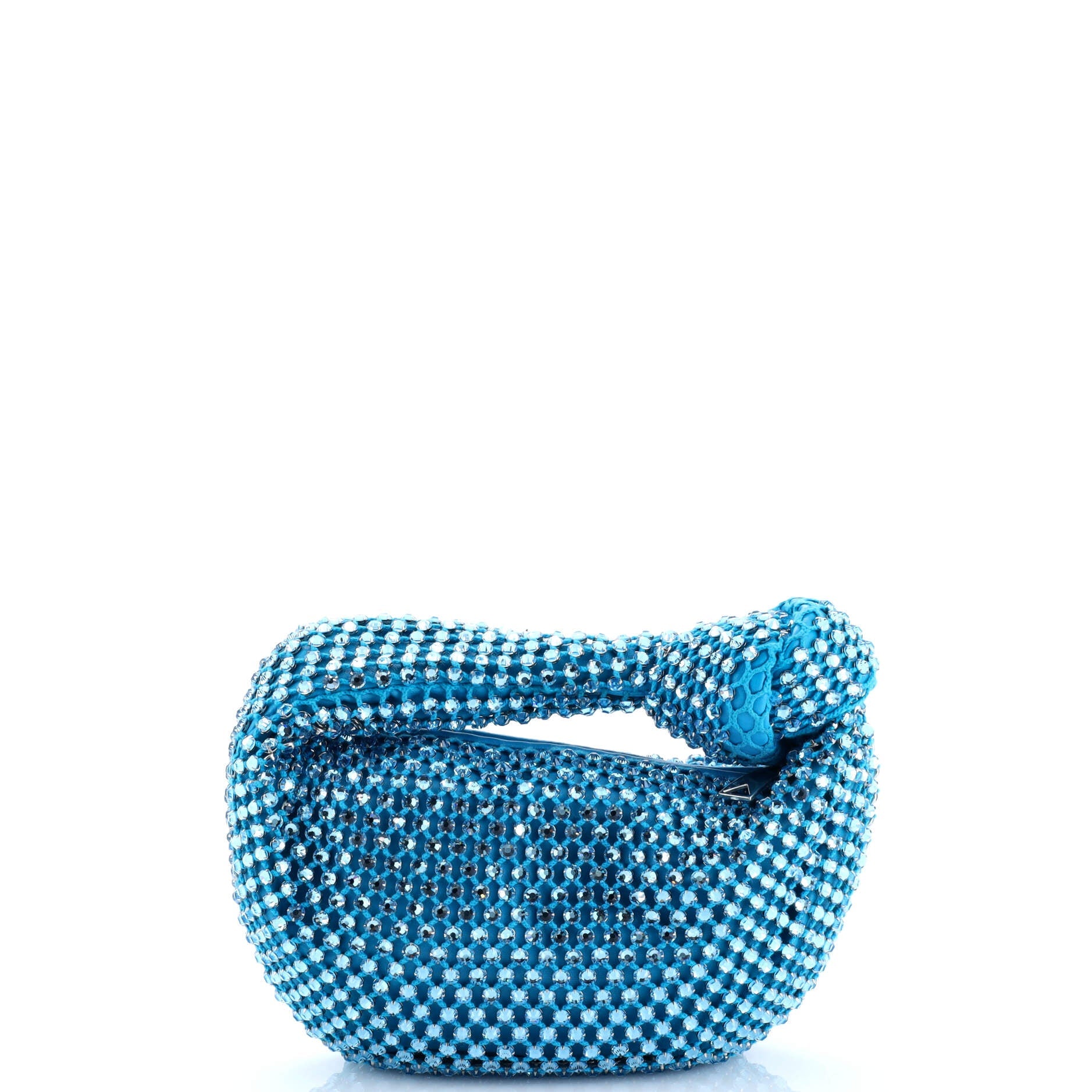 BV Jodie Hobo Crystal Embellished Mesh Mini