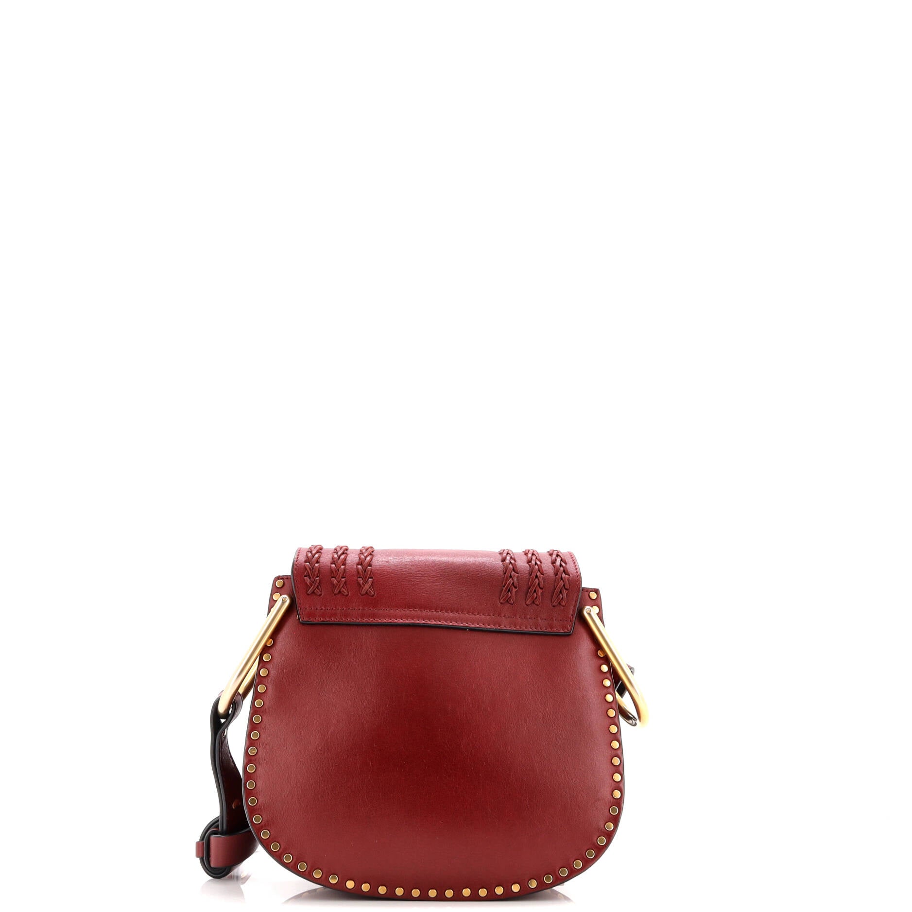 Hudson Handbag Whipstitch Leather Small