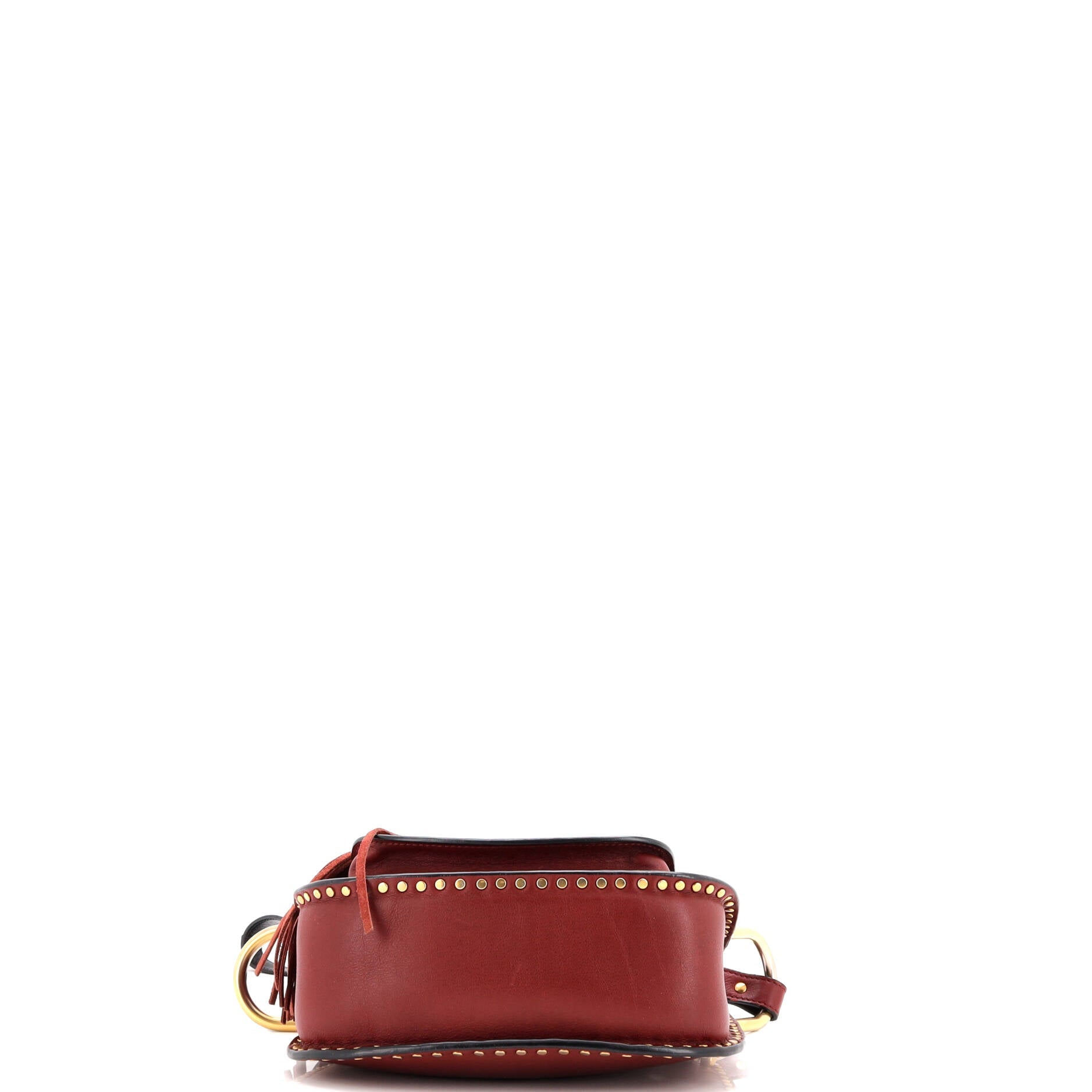 Hudson Handbag Whipstitch Leather Small