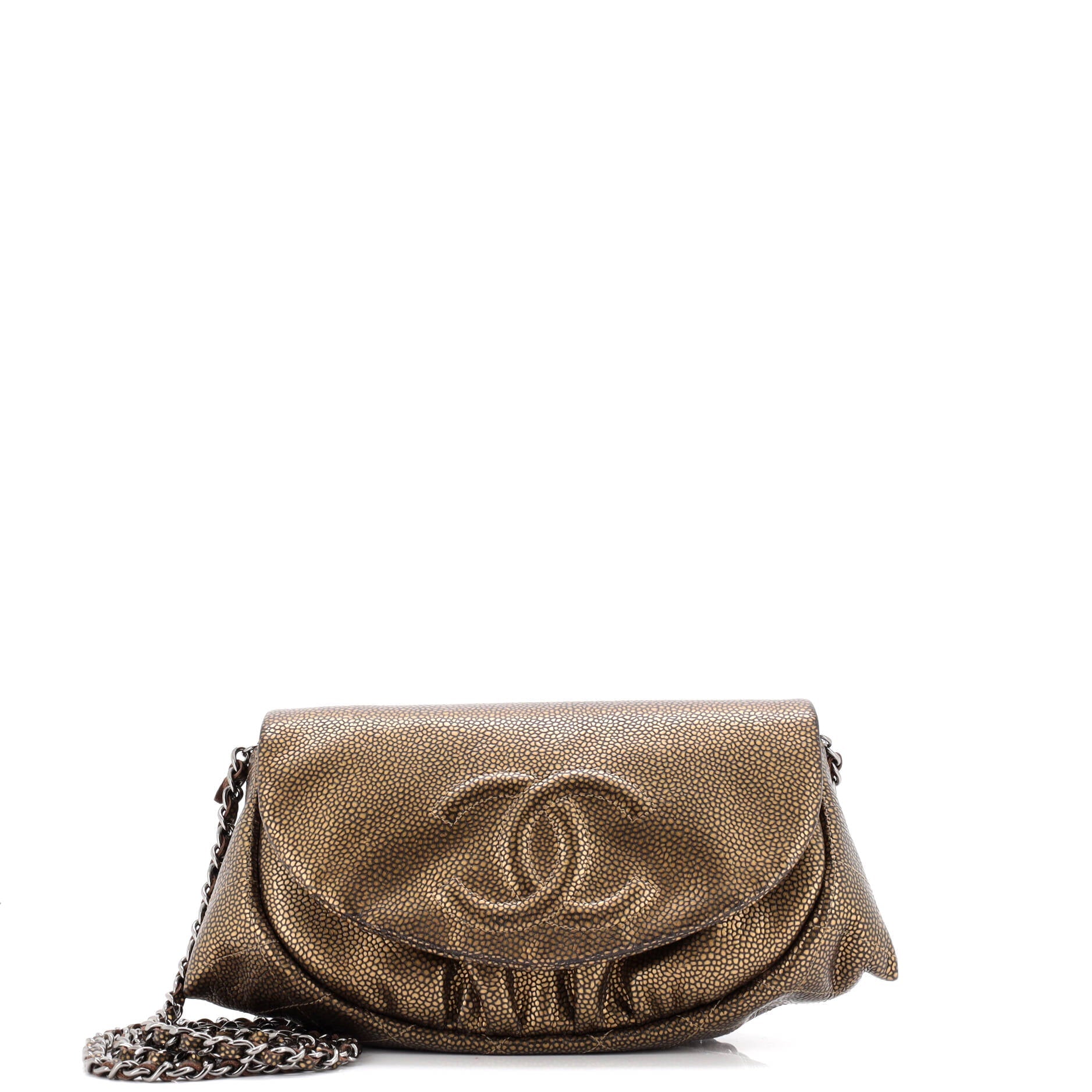 Half Moon Wallet on Chain Caviar