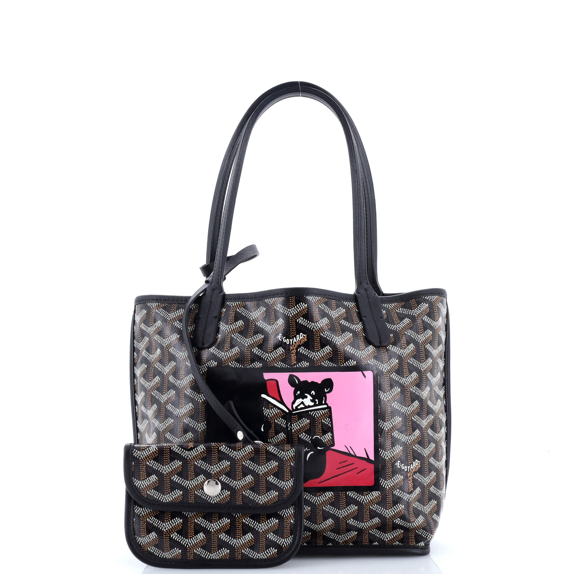 Anjou Reversible Tote Printed Coated Canvas Mini