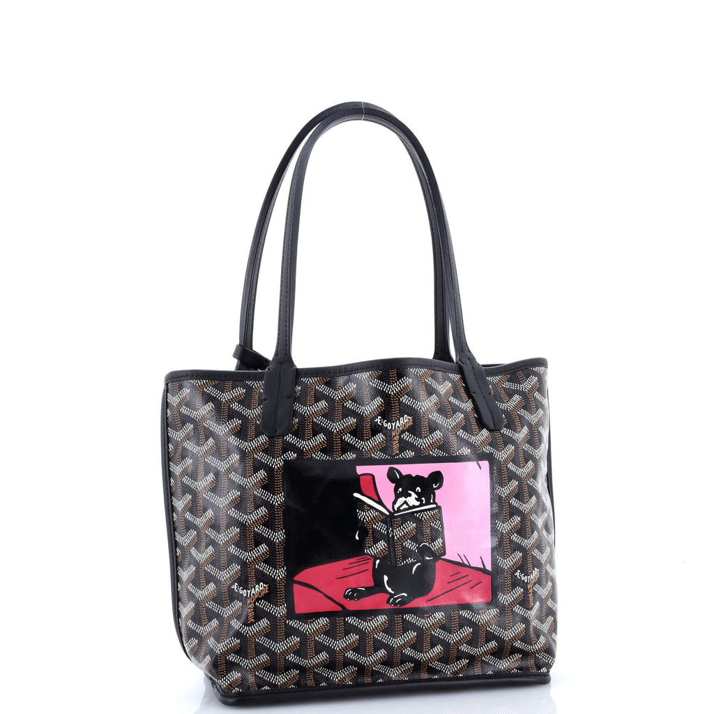 Anjou Reversible Tote Printed Coated Canvas Mini