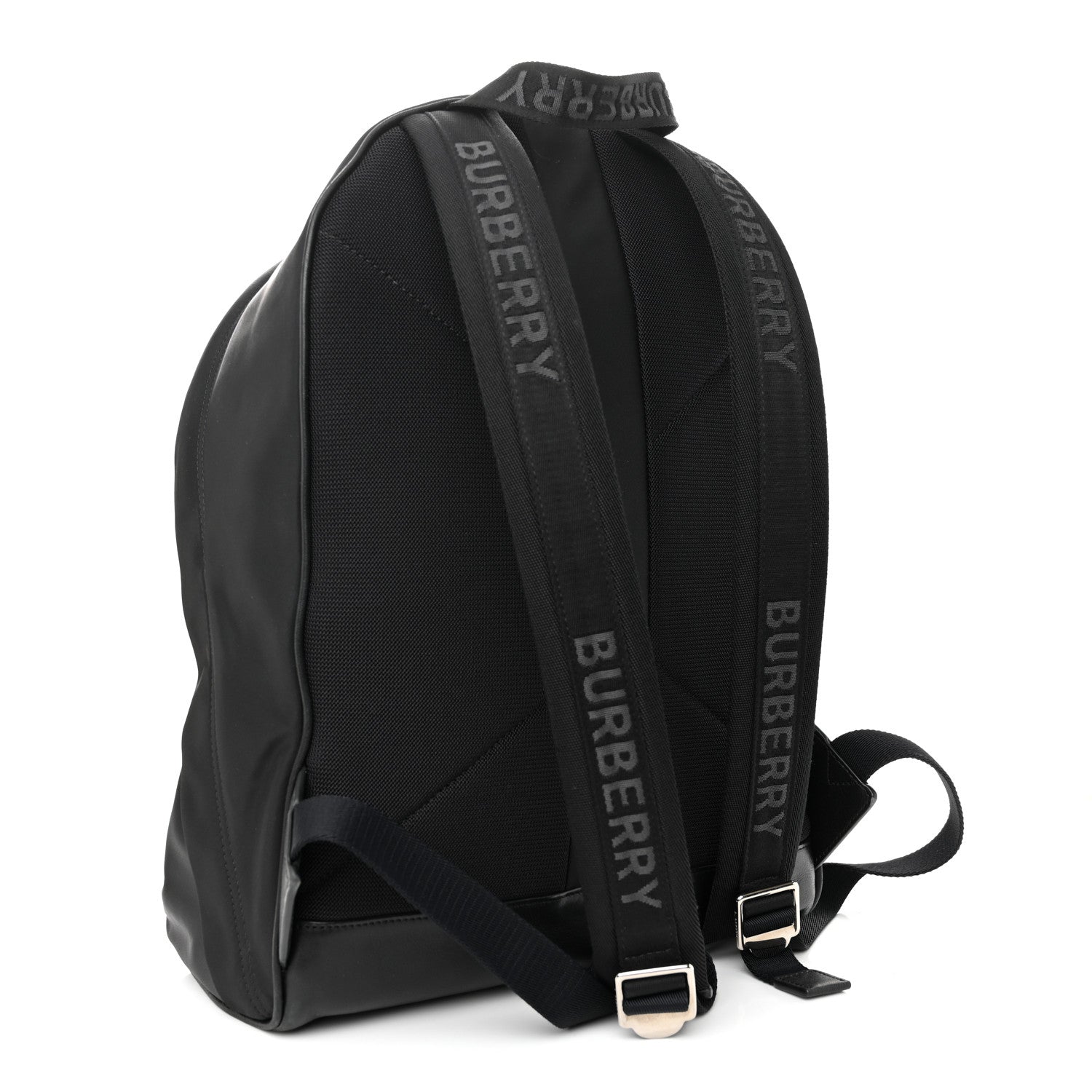 Nylon Logo Print Jett Backpack Black