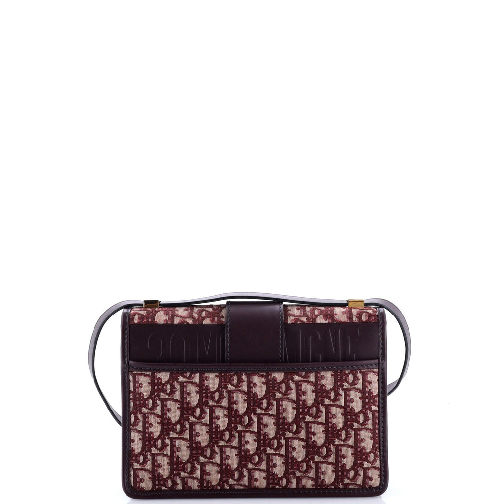 30 Montaigne Flap Bag Oblique Canvas