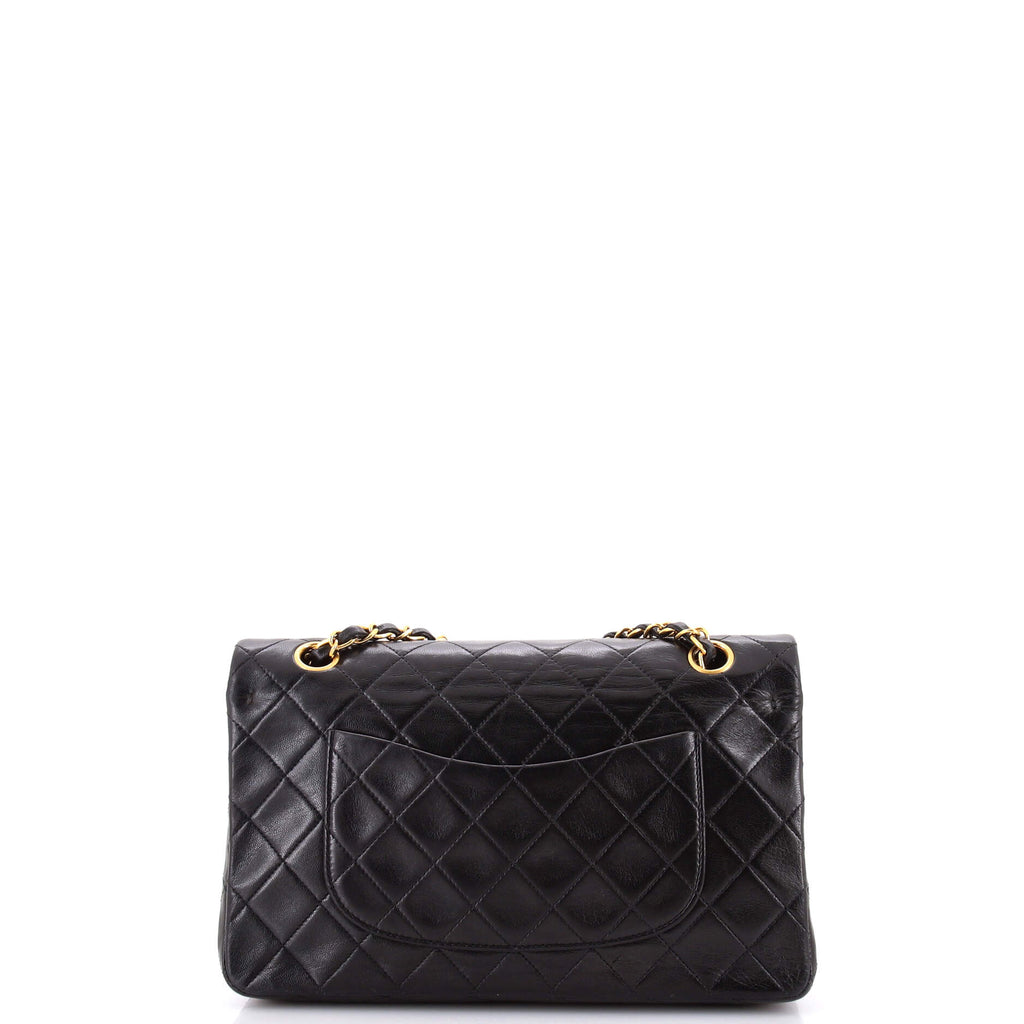 Vintage Classic Double Flap Bag Quilted Lambskin Medium