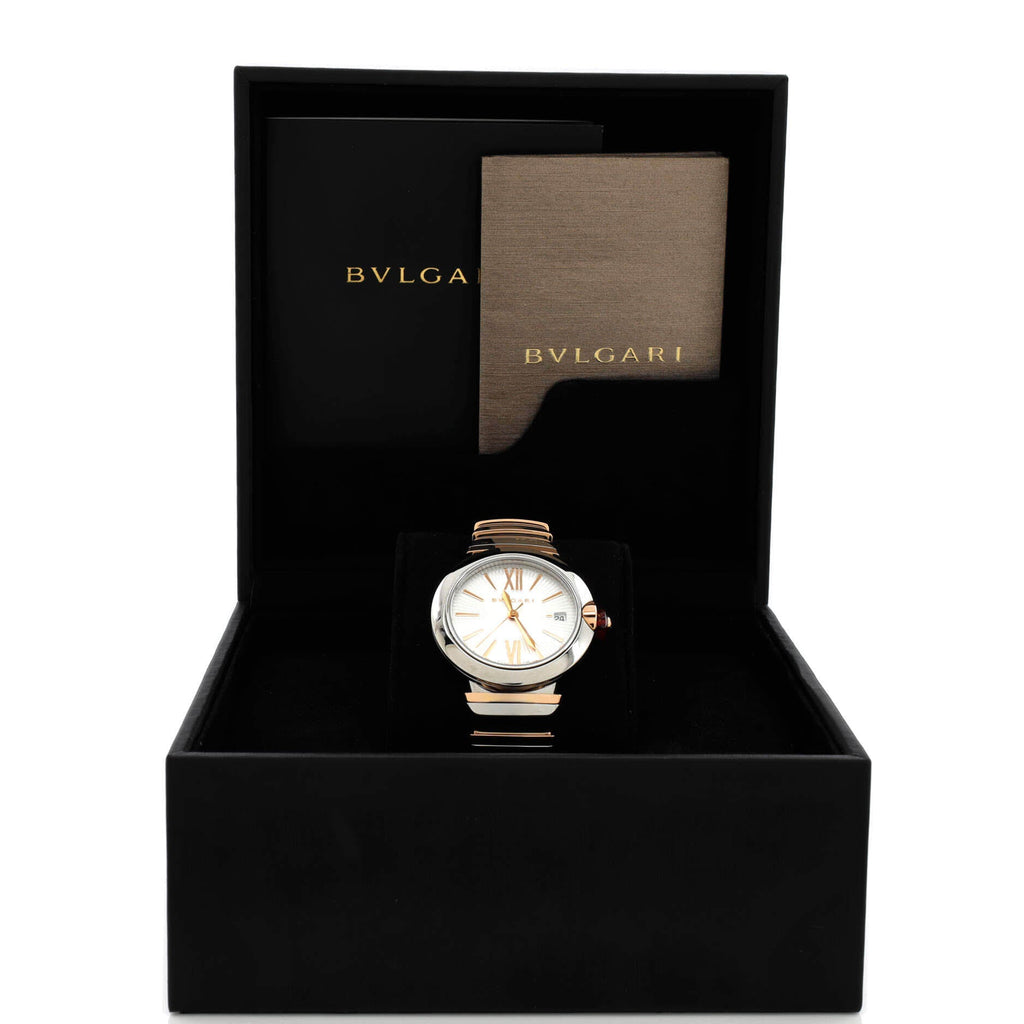 LVCEA Automatic Watch Stainless Steel and Rose Gold 36