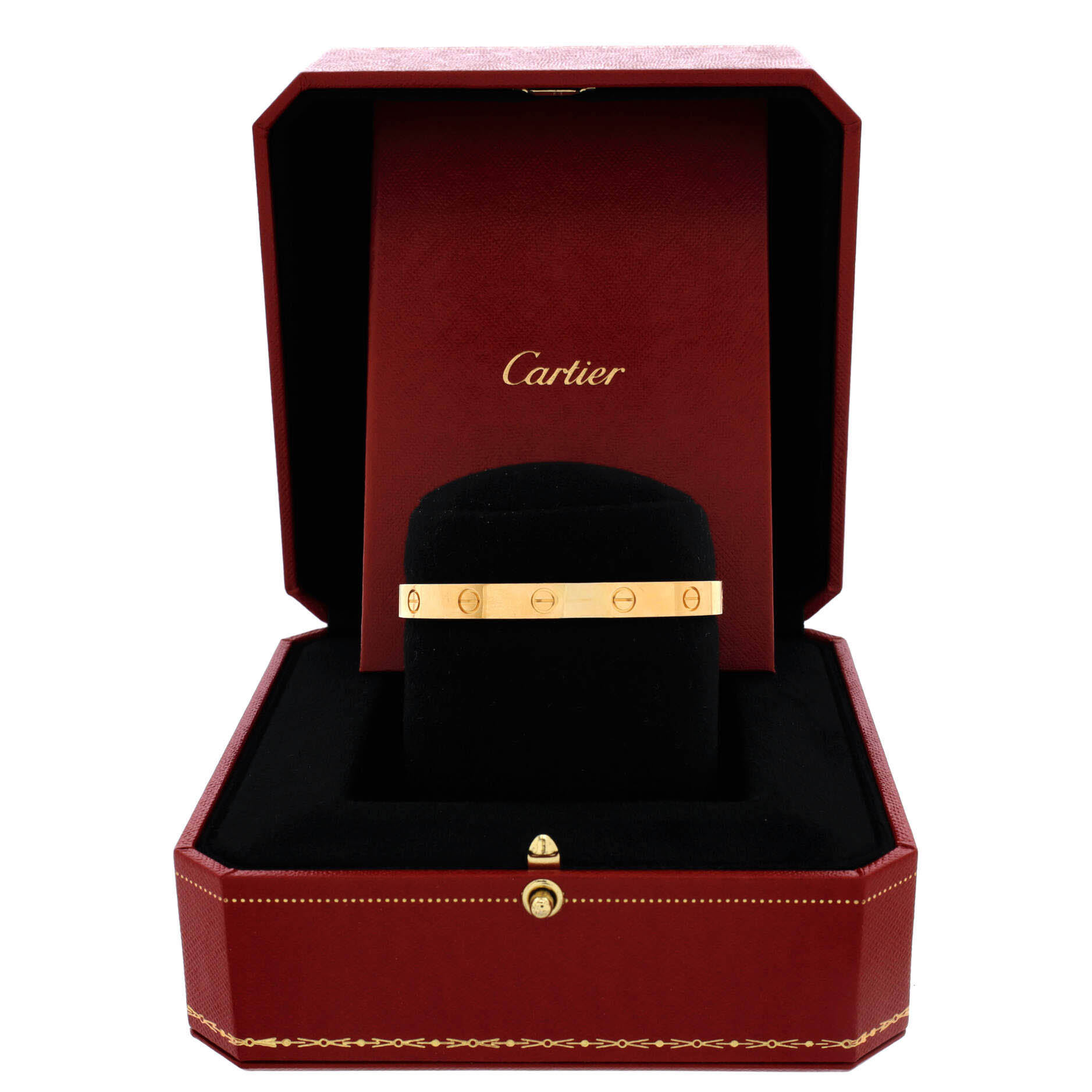Love Cuff Bracelet 18K Yellow Gold