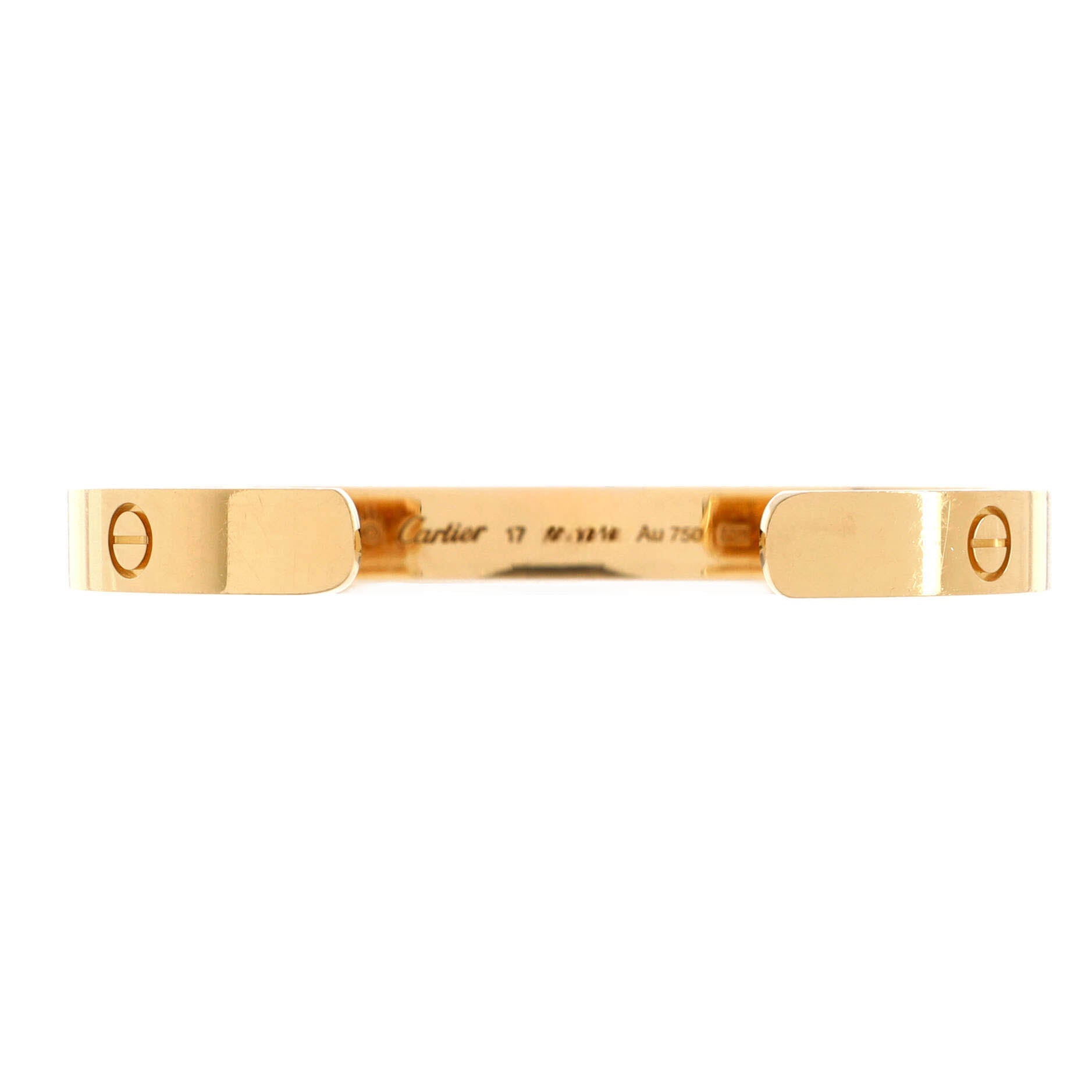 Love Cuff Bracelet 18K Yellow Gold