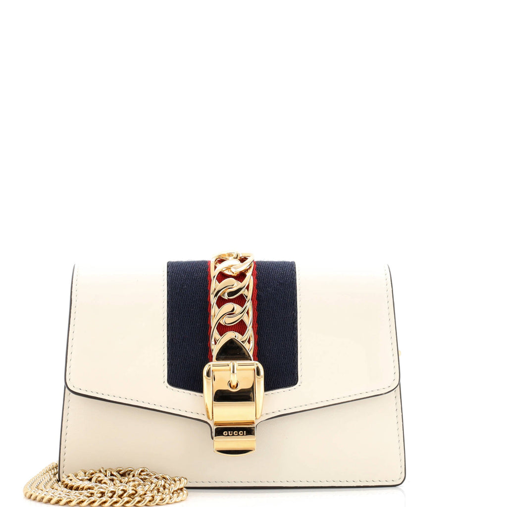 Sylvie Chain Shoulder Bag Leather Super Mini