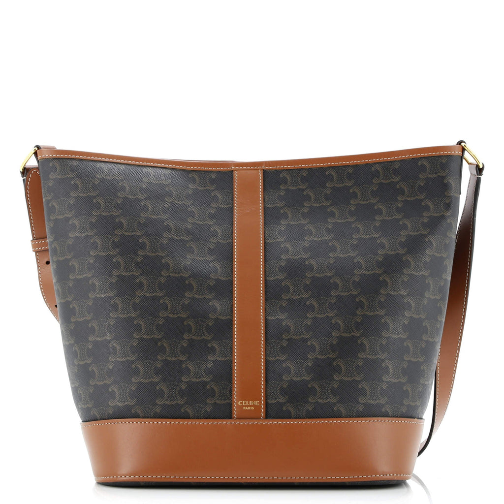 Bucket Bag Triomphe Coated Canvas Medium