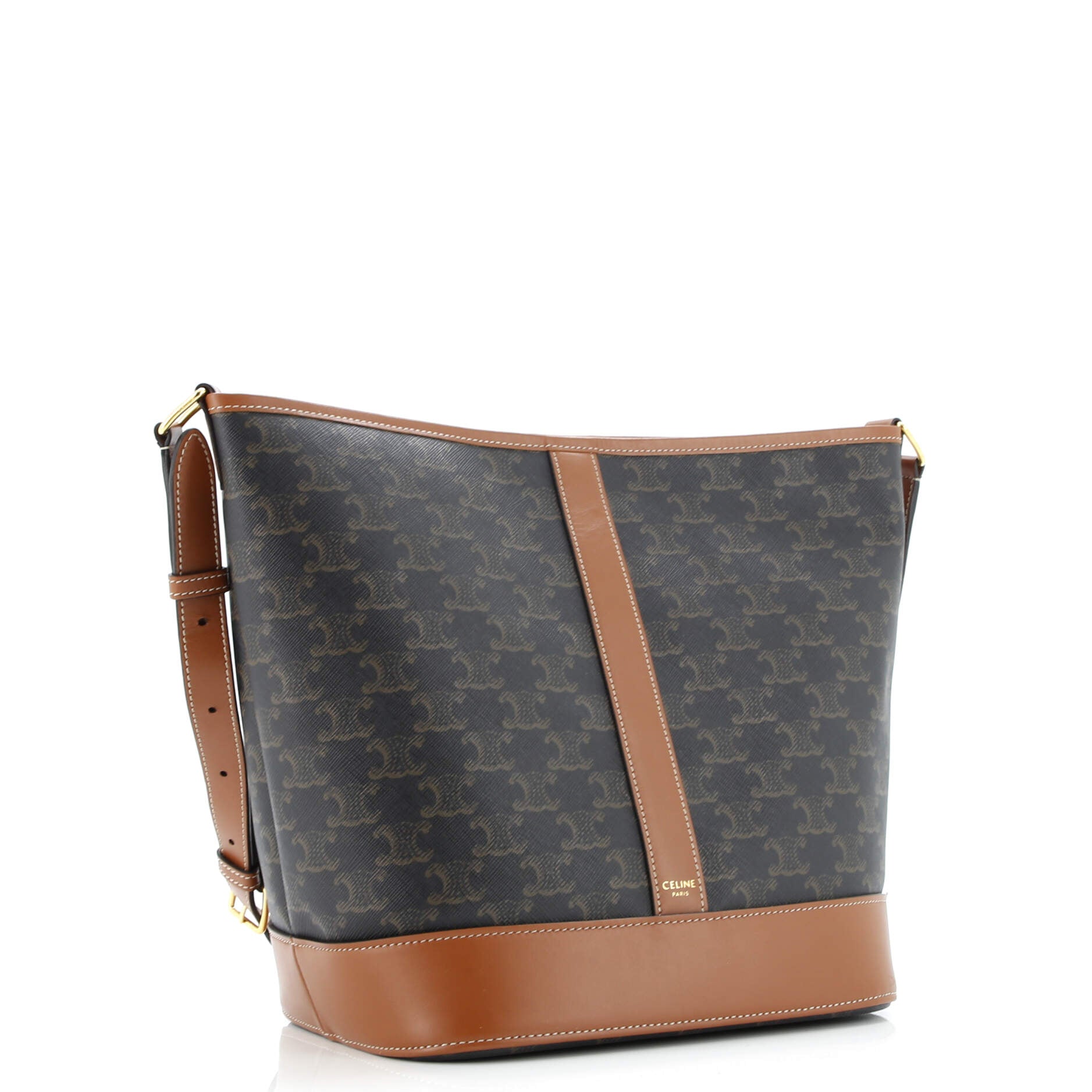 Bucket Bag Triomphe Coated Canvas Medium