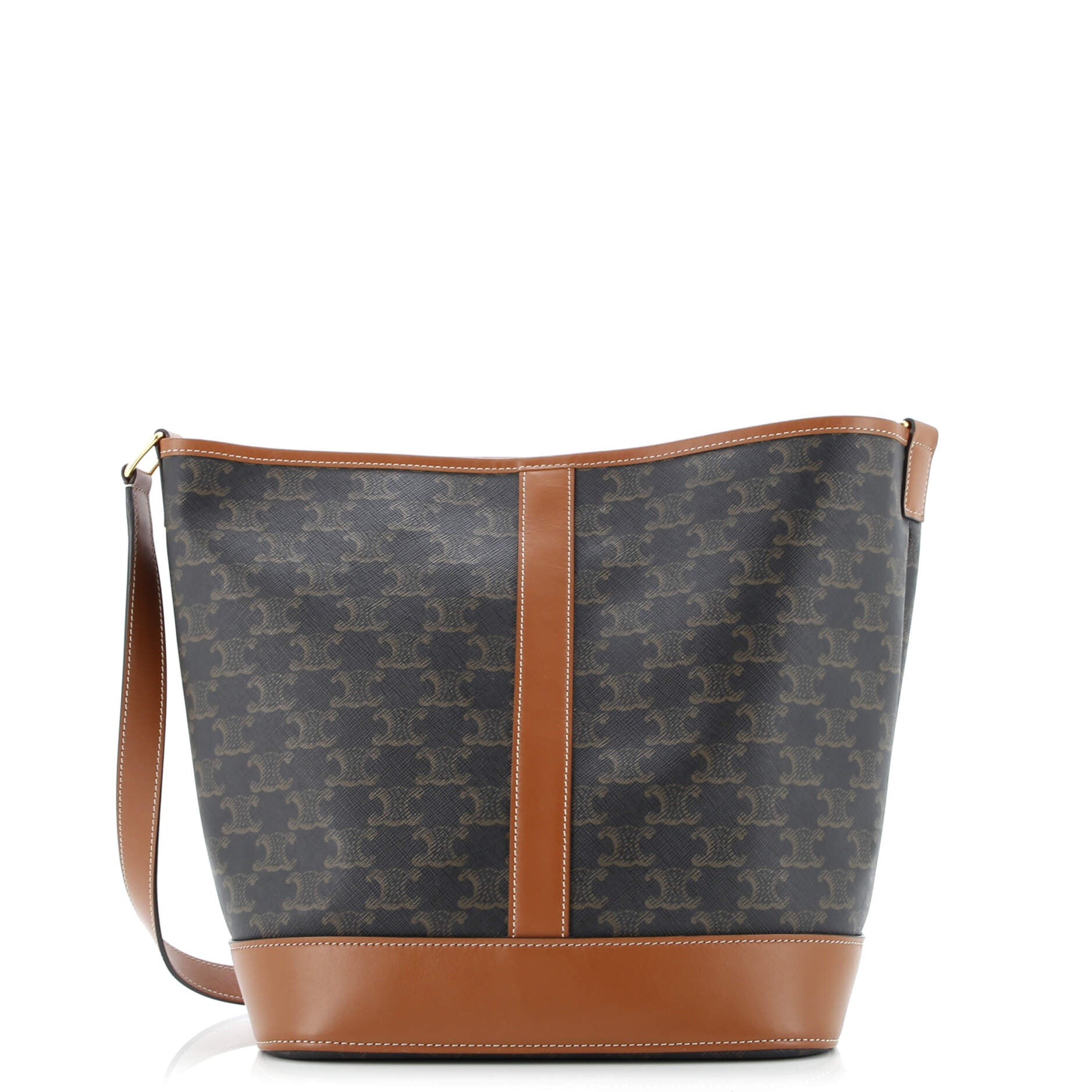 Bucket Bag Triomphe Coated Canvas Medium