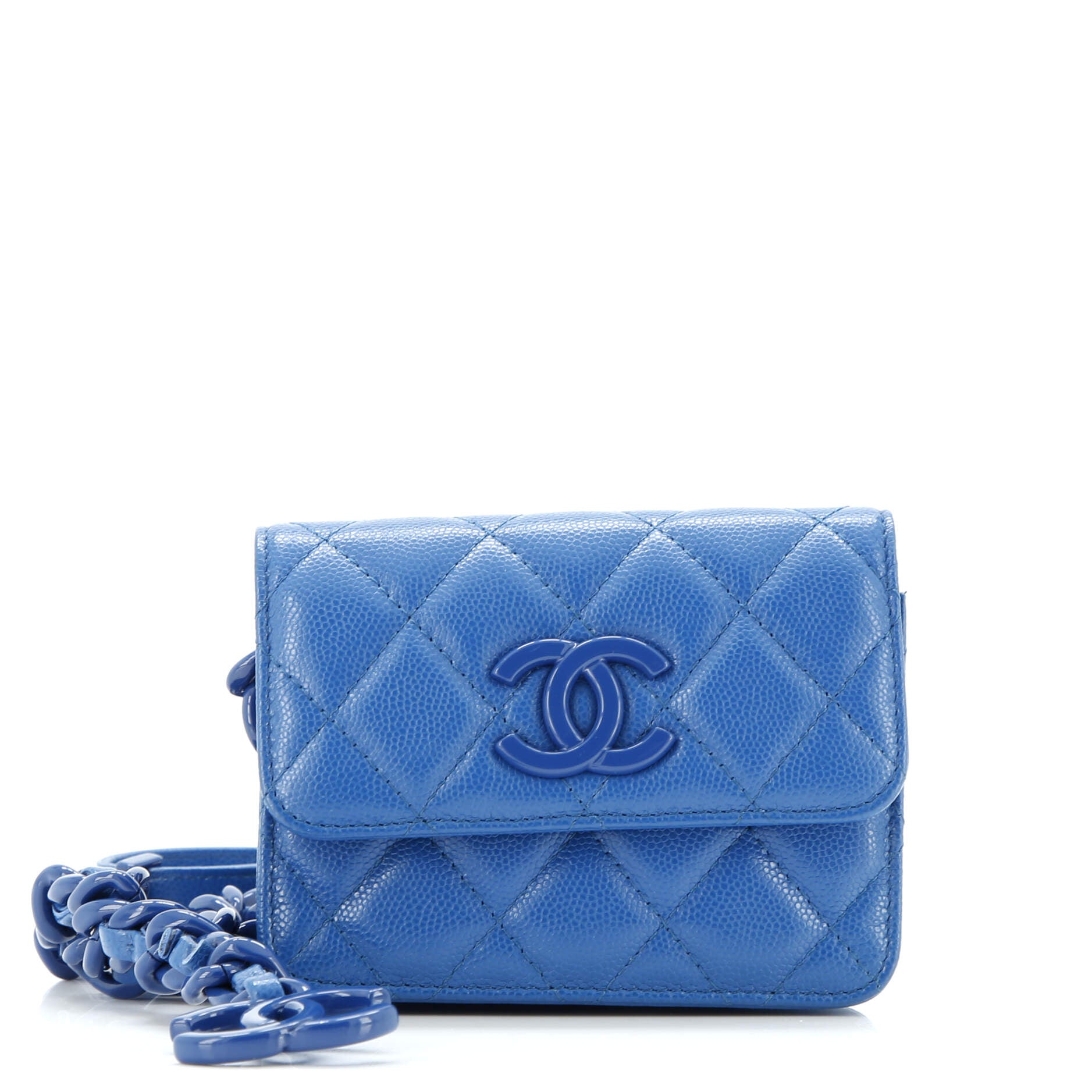 My Everything Flap Card Holder Belt Bag Quilted Caviar