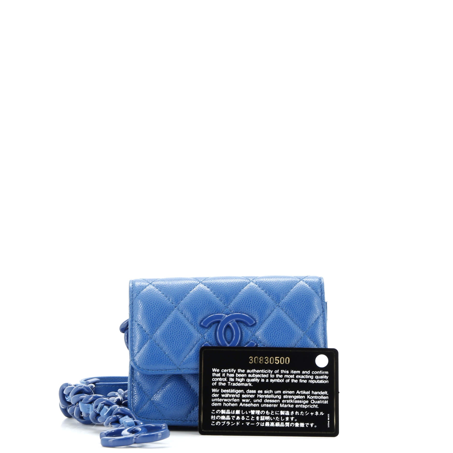 My Everything Flap Card Holder Belt Bag Quilted Caviar
