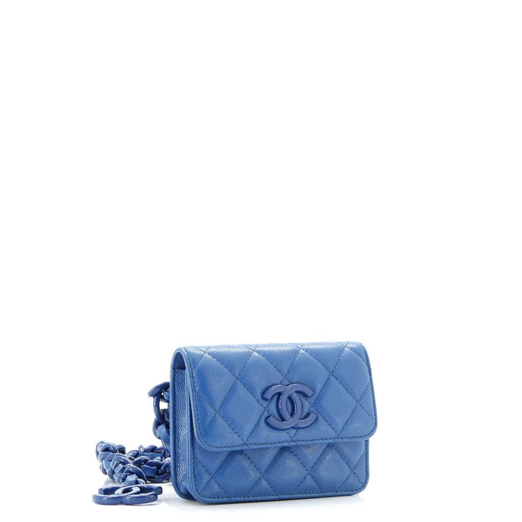 My Everything Flap Card Holder Belt Bag Quilted Caviar