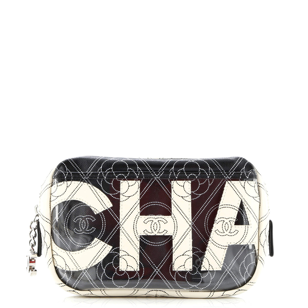 Logo Camera Case Clutch Printed Coated Canvas