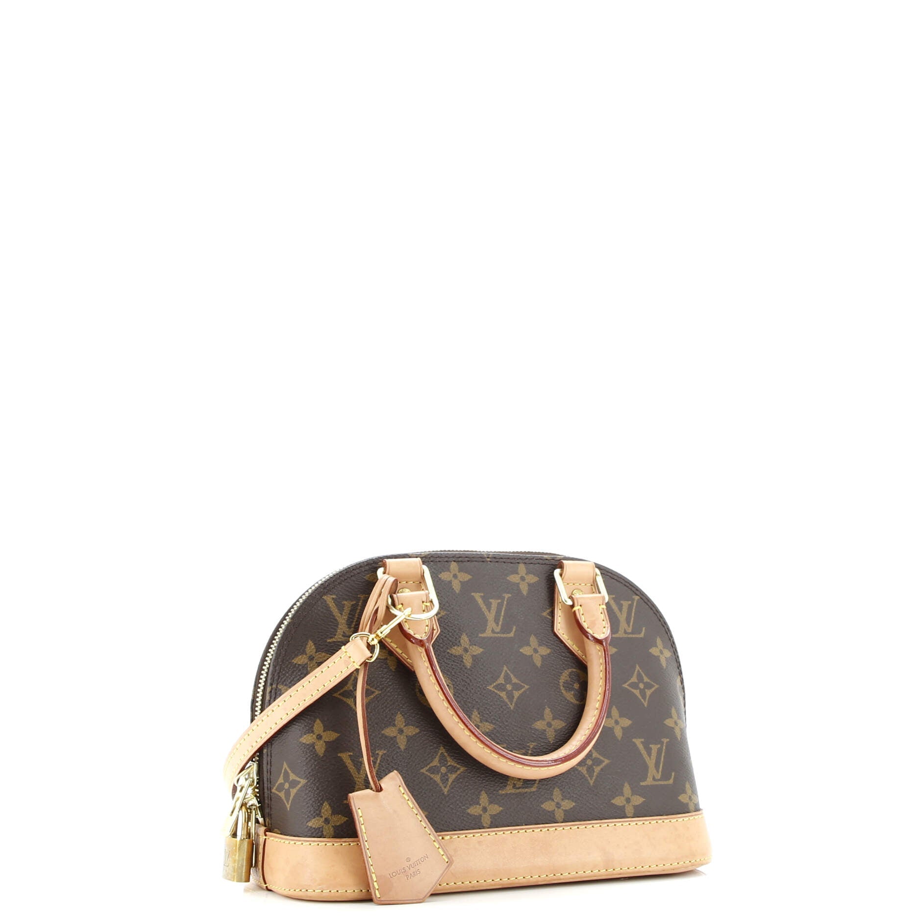 Alma Handbag Monogram Canvas BB