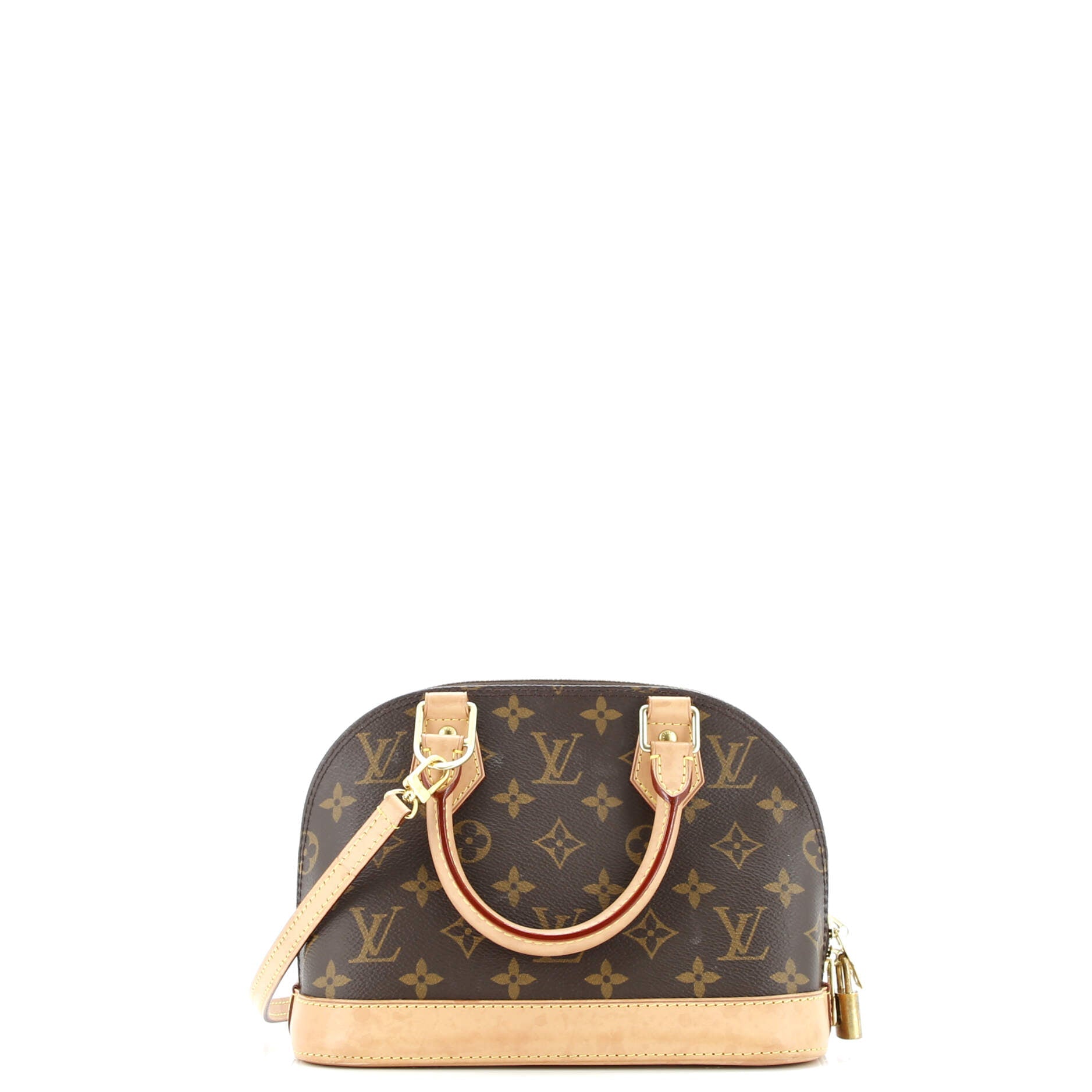 Alma Handbag Monogram Canvas BB