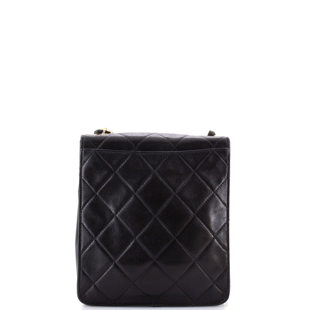 Vintage Square CC Flap Bag Quilted Lambskin Medium