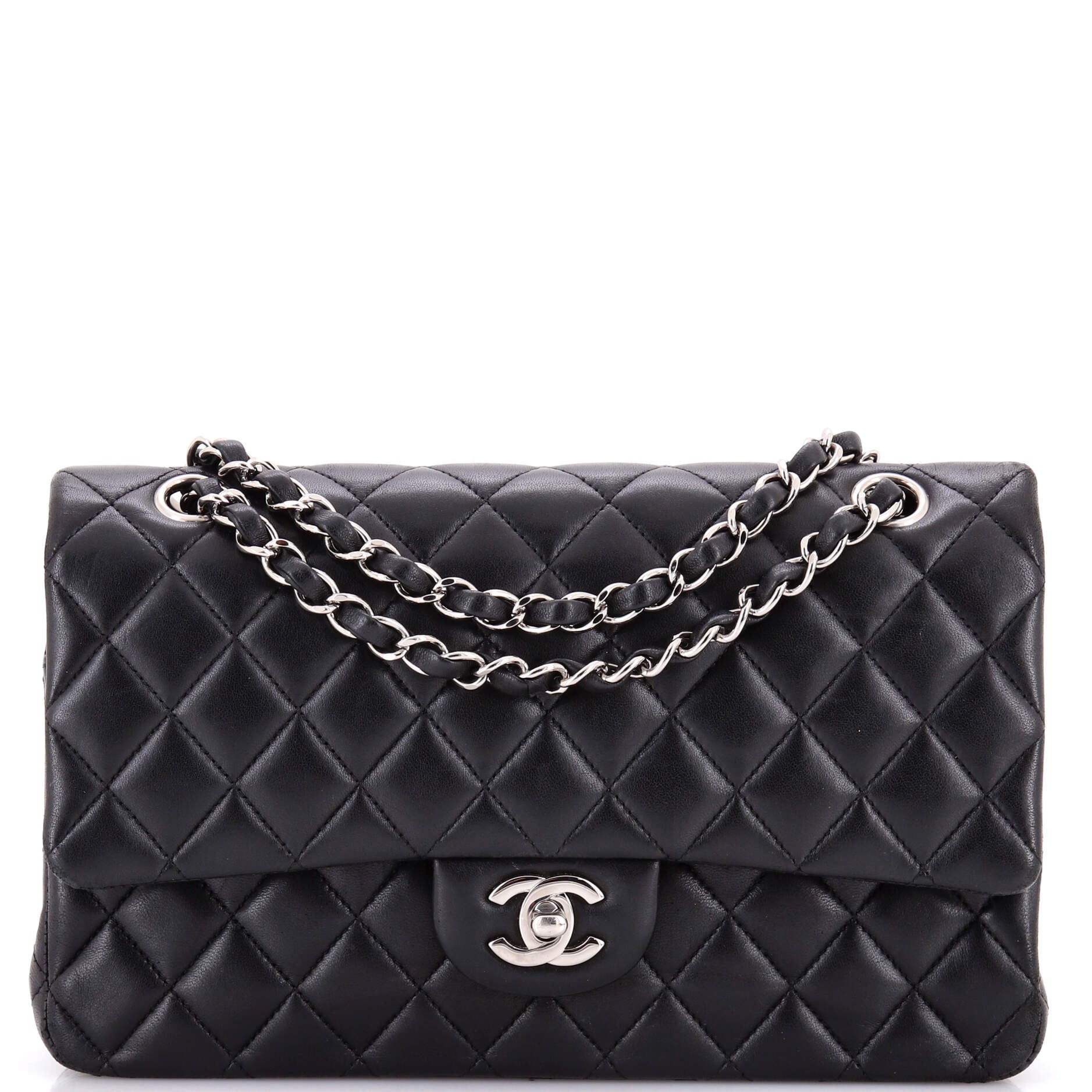 Classic Double Flap Bag Quilted Lambskin Medium