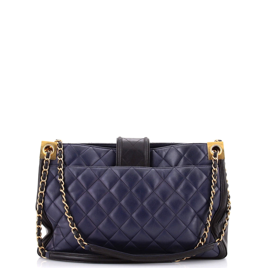 Elegant CC Tote Quilted Lambskin Large
