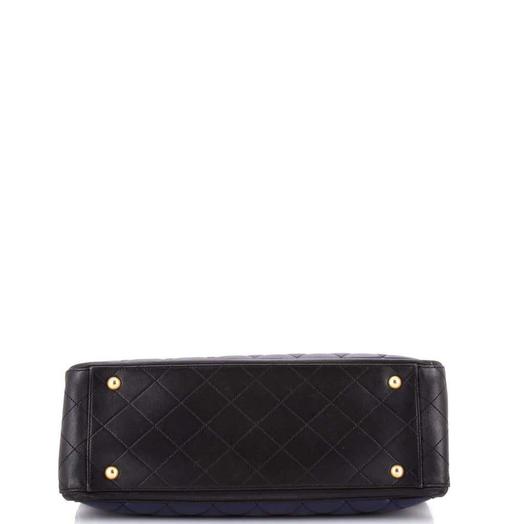 Elegant CC Tote Quilted Lambskin Large