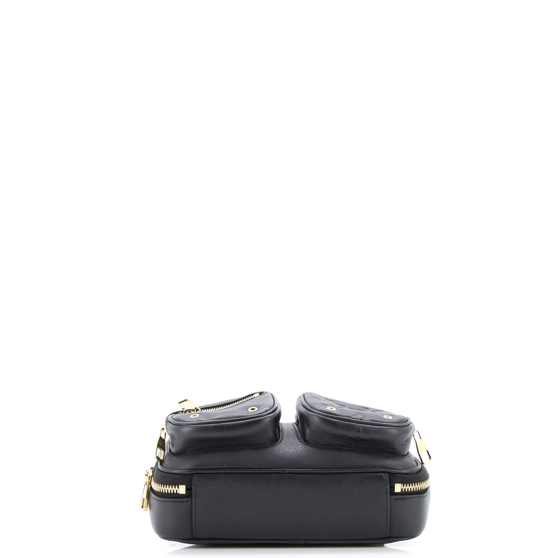 Utility Crossbody Bag Calfskin with Embossed Monogram Detail