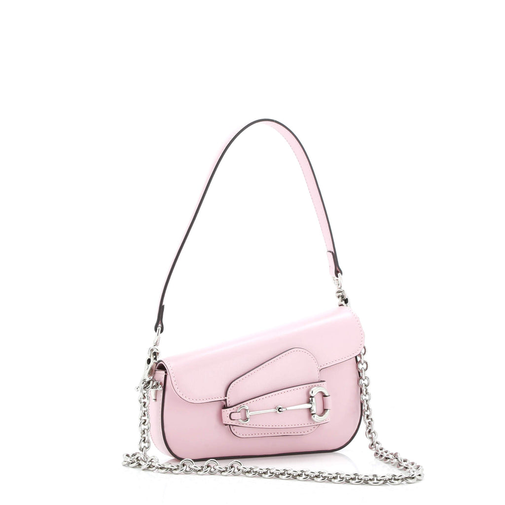 Horsebit 1955 Asymmetric Shoulder Bag Leather Mini
