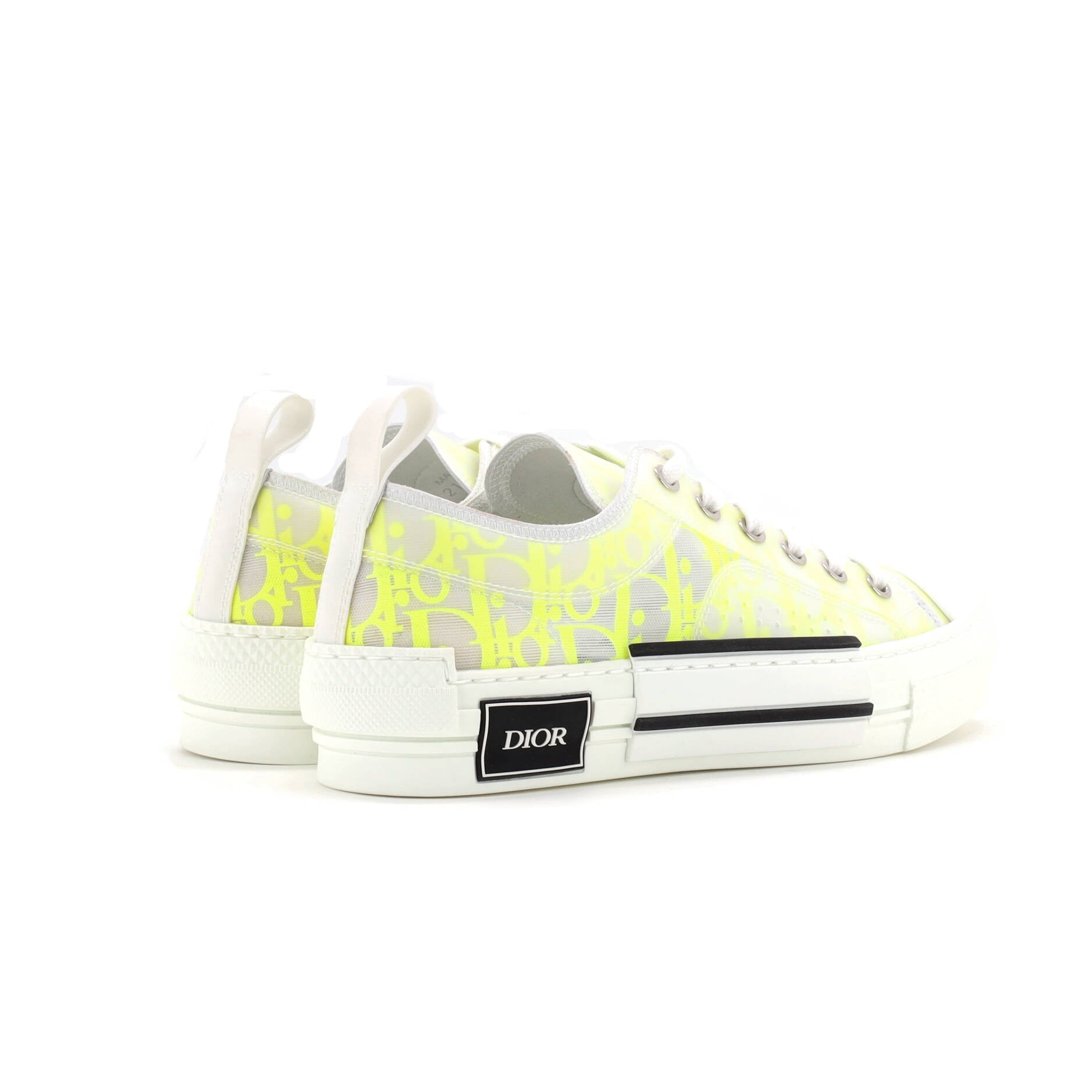 Men's B23 Cap Toe Low-Top Sneakers Oblique Technical Canvas