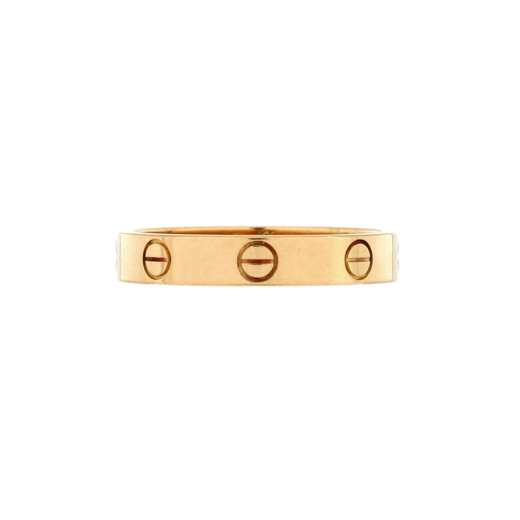 Love Wedding Band Ring 18K Yellow Gold