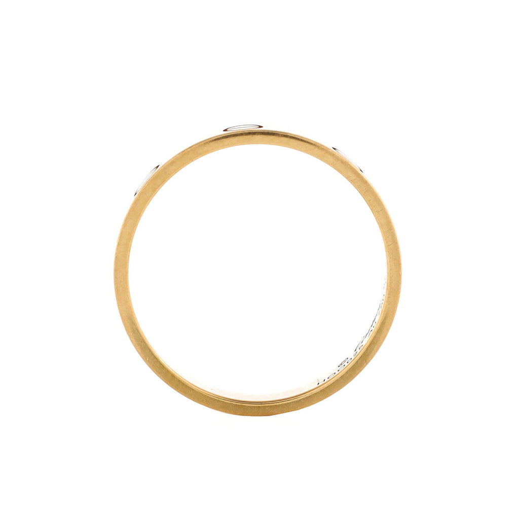 Love Wedding Band Ring 18K Yellow Gold