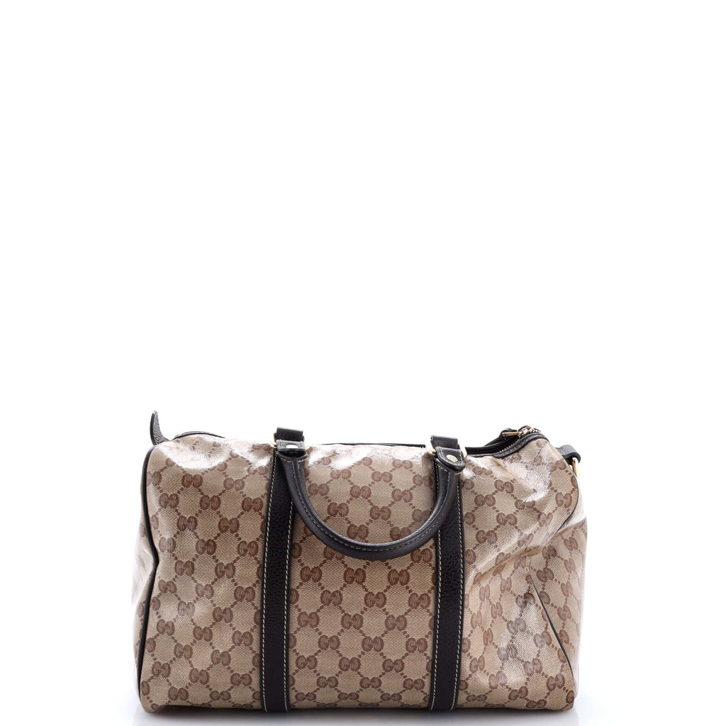 Joy Boston Bag GG Coated Canvas Medium