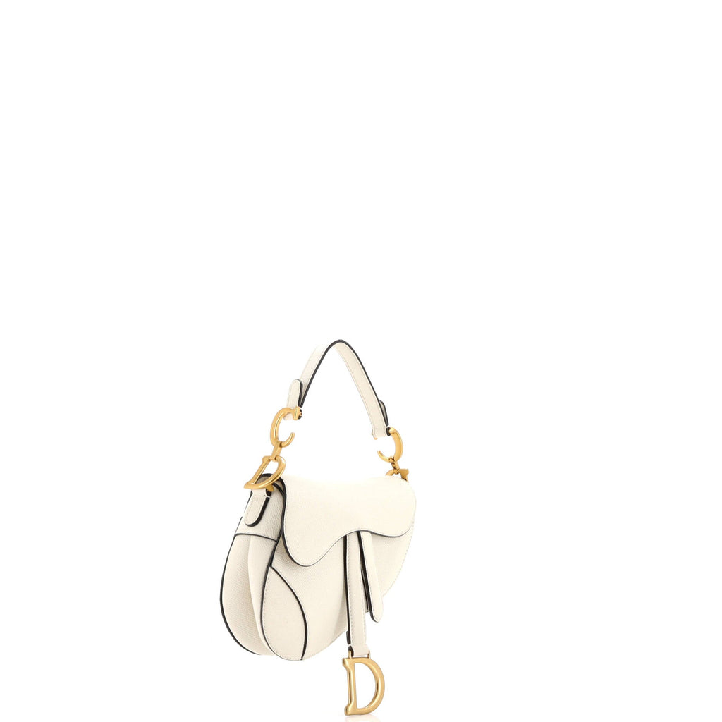 Saddle Handbag Leather Mini