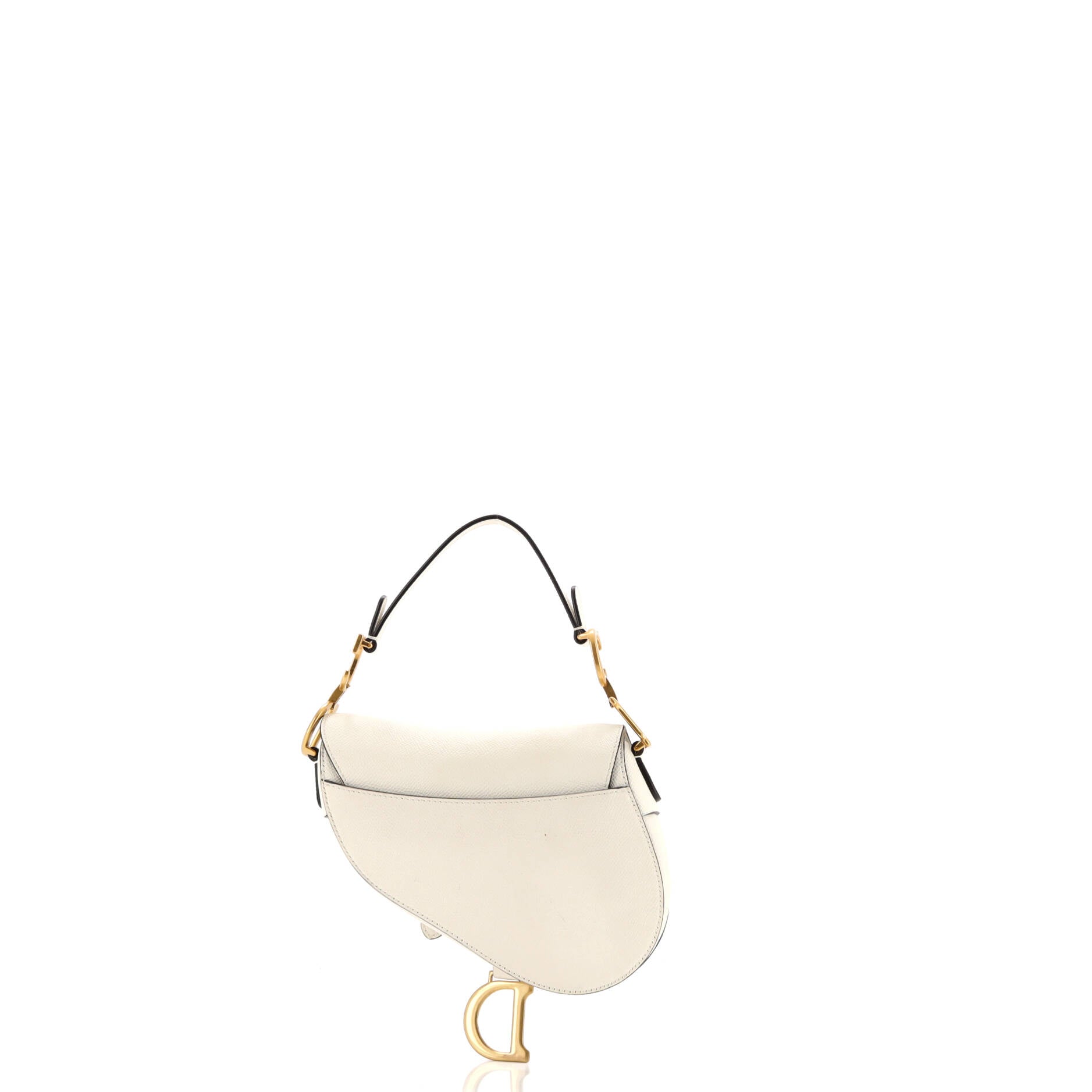 Saddle Handbag Leather Mini