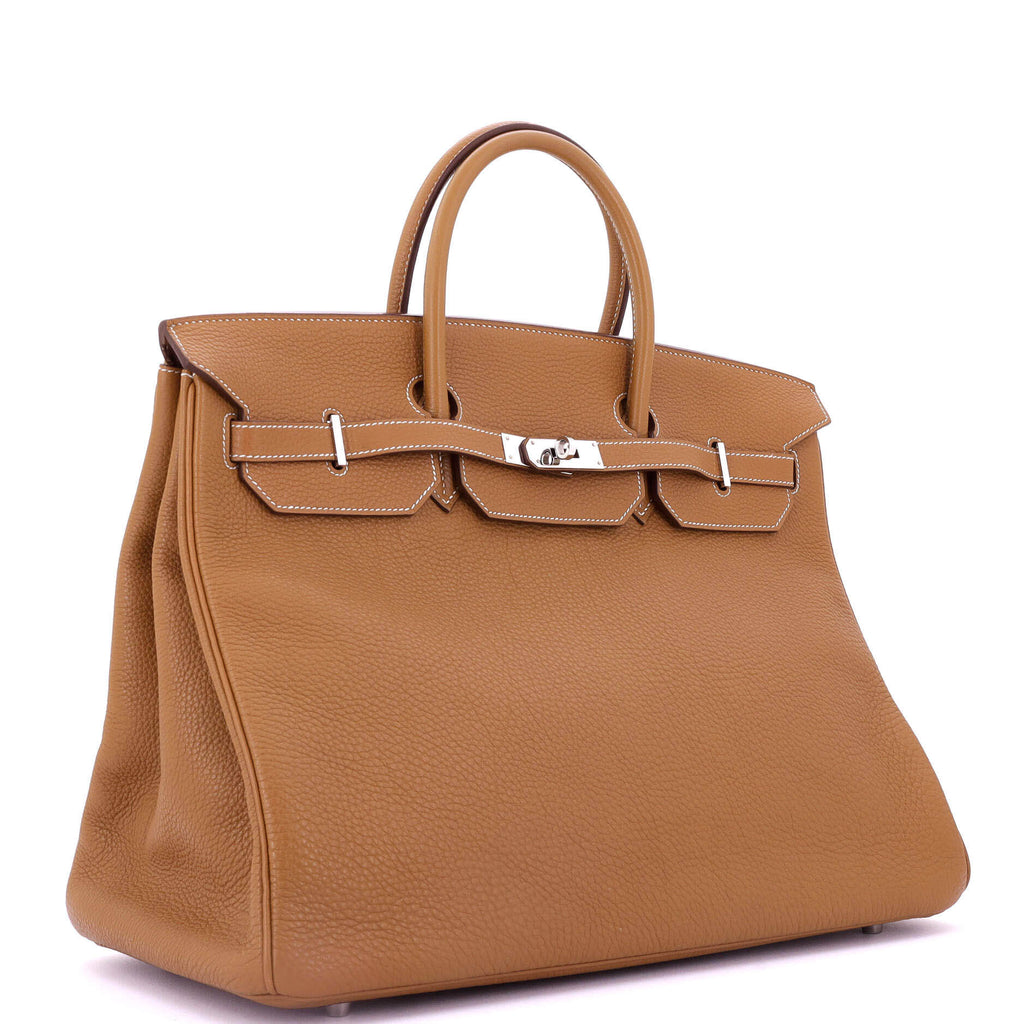 Birkin Handbag Gold Togo with Palladium Hardware 40