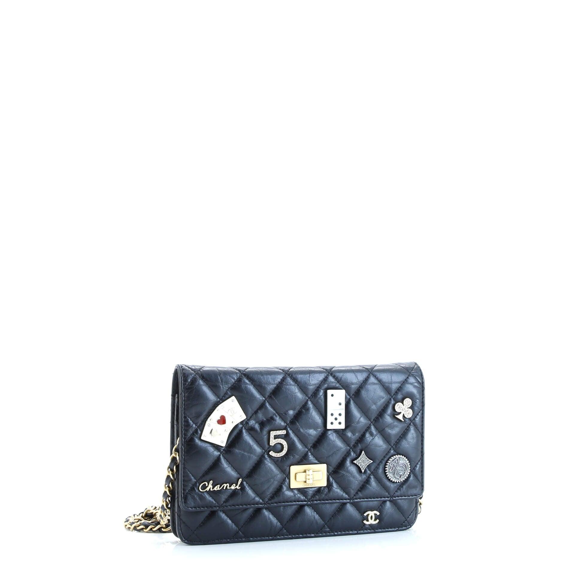 Lucky Charms Reissue 2.55 Wallet on Chain Quilted Calfskin