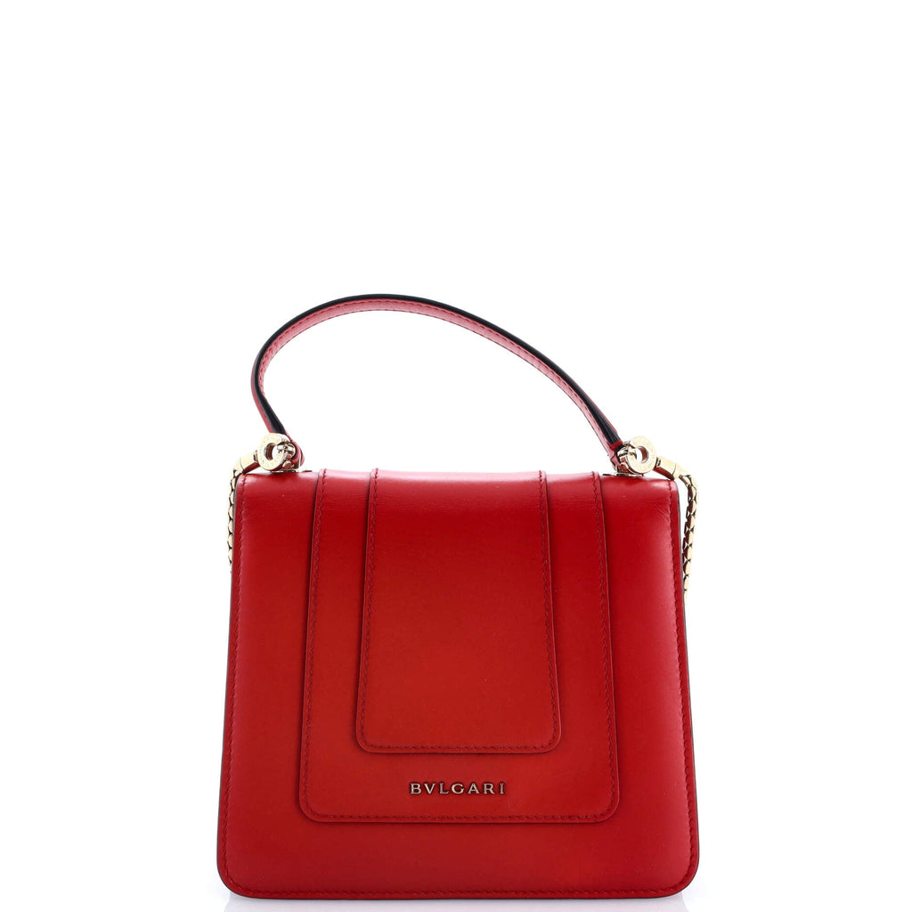 Serpenti Forever Top Handle Bag Leather Small